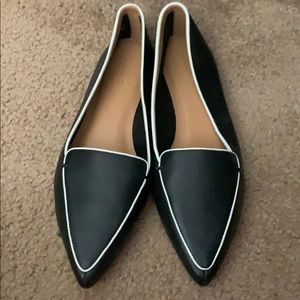 🖤🤍JCrew Black & White Flats🤍🖤